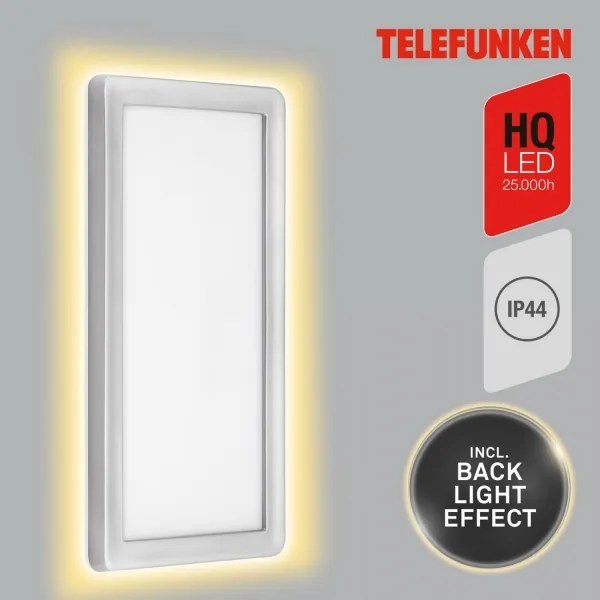 Telefunken 313604TF - LED Kültéri fali lámpa LED/16W/230V IP44 ezüst