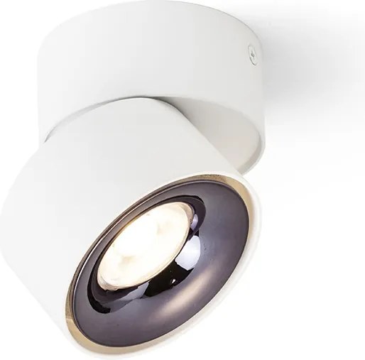 RENDL ALBANO felületre szerelhető fehér fekete króm 230V LED 5W 24° 3000K