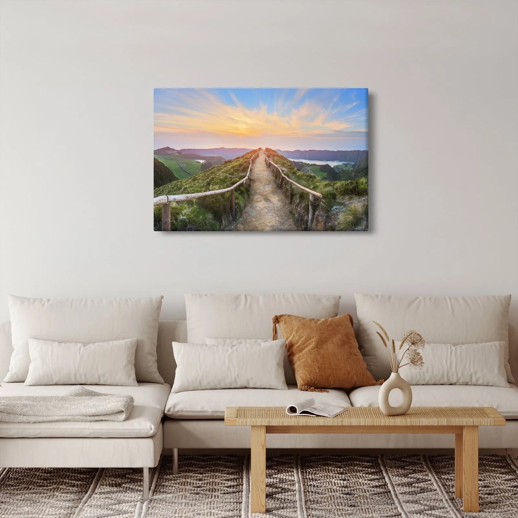 Kép - Hegyi ösvény (90x60 cm)