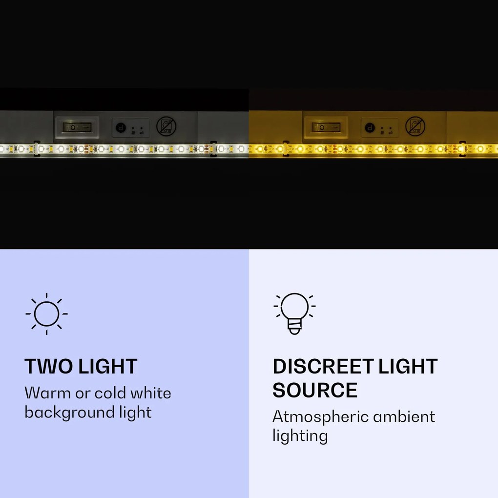 Klarstein Wondersky, infravörös mennyezeti hősugárzó, 120 x 60 x 6,5 cm (SzxMxM), 700 W,  IP45