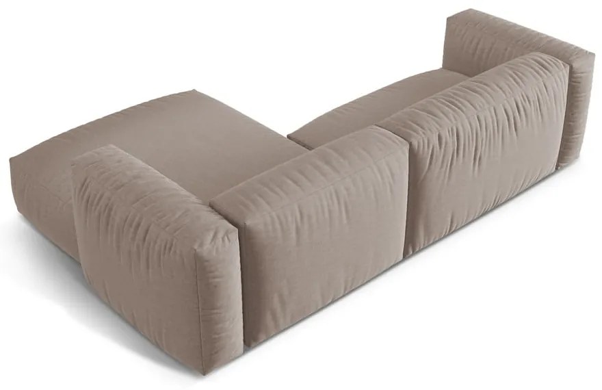 Bézs moduláris sarokkanapé (jobb oldali) Martina – Micadoni Home