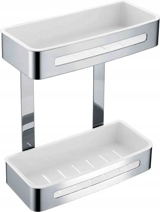 Stella dupla kosár, műanyag betét 16.071 króm