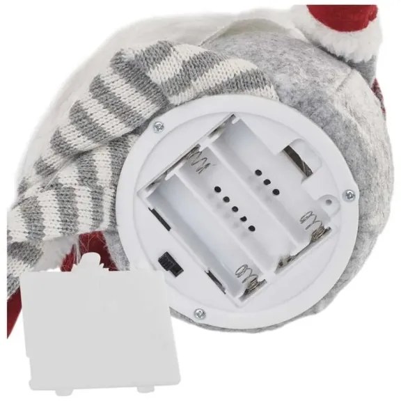 LED Karácsonyi dekoráció 4xLED/3xAA manó