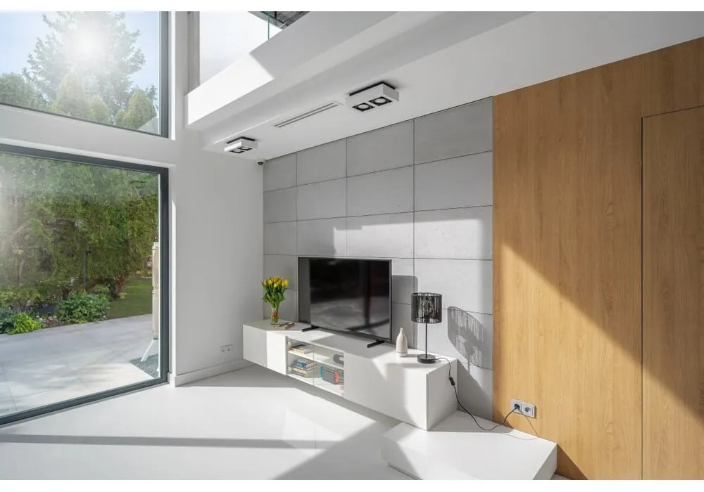 Fehér mennyezeti lámpa fém búrával 34x18,5 cm Loid – GTV