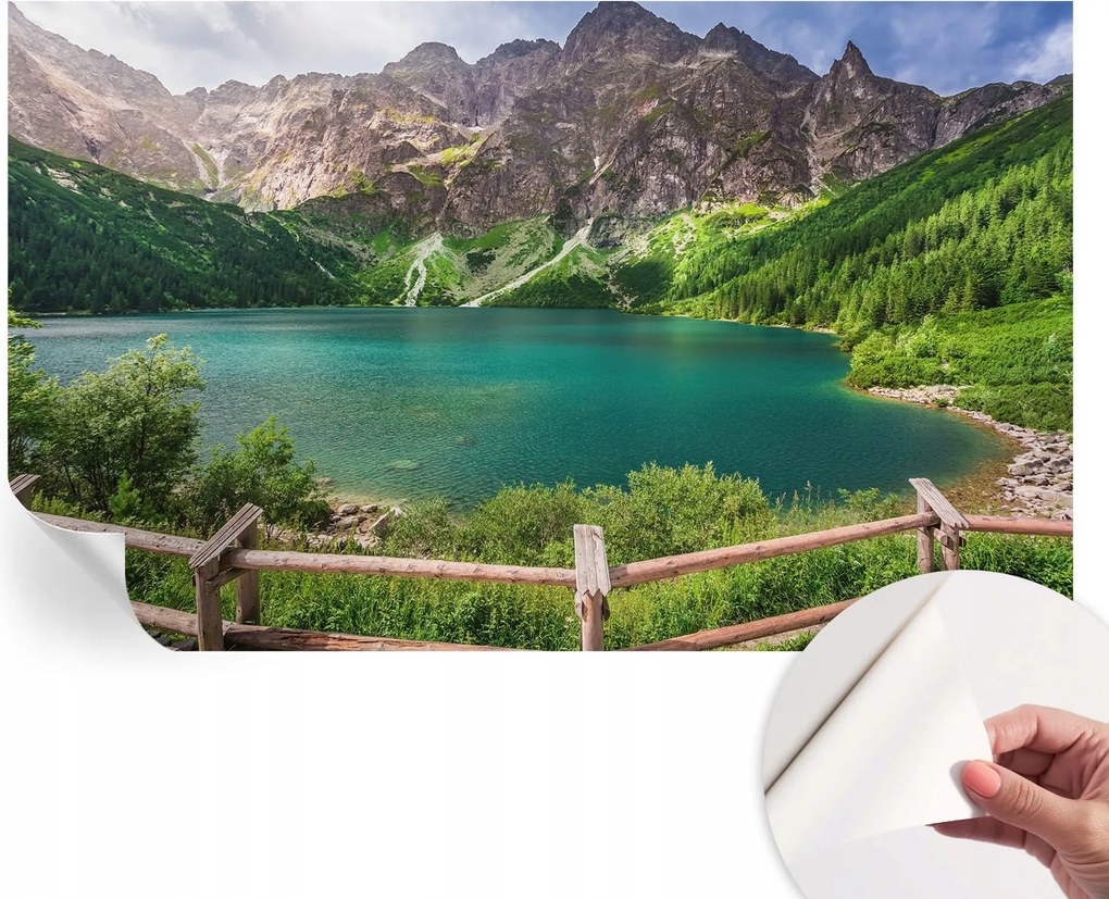 Öntapadós Stílusos Dekoratív Fotótapéta Hegyi táj 416x254 cm