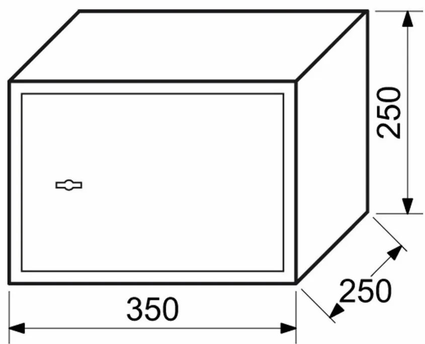 Acélszéf mechanikus zárral RS.25.K