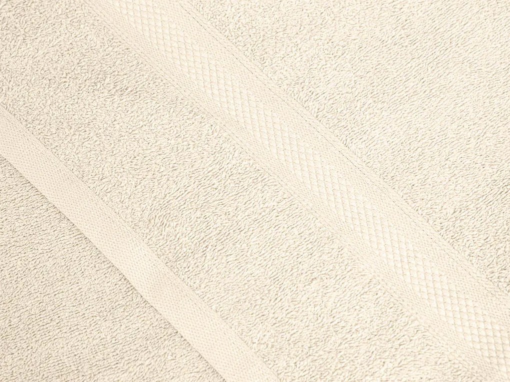 CLARYSSE ELEGANCE törölköző 60x110 cm krémszínű, 100% pamut