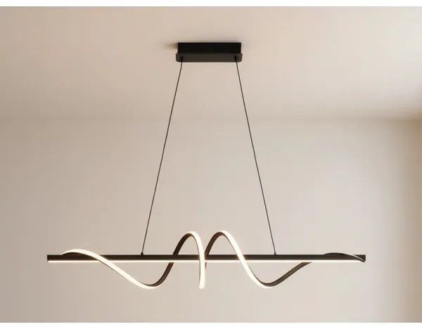 LED dimmelhető csillár kábelen LED/50W/230V 3000-6500K 100 cm + távirányítóval