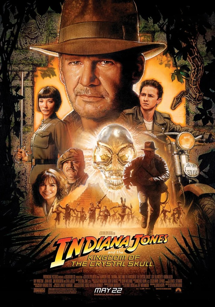 Indiana Jones poszter 4 (2008) 70x50 cm #211