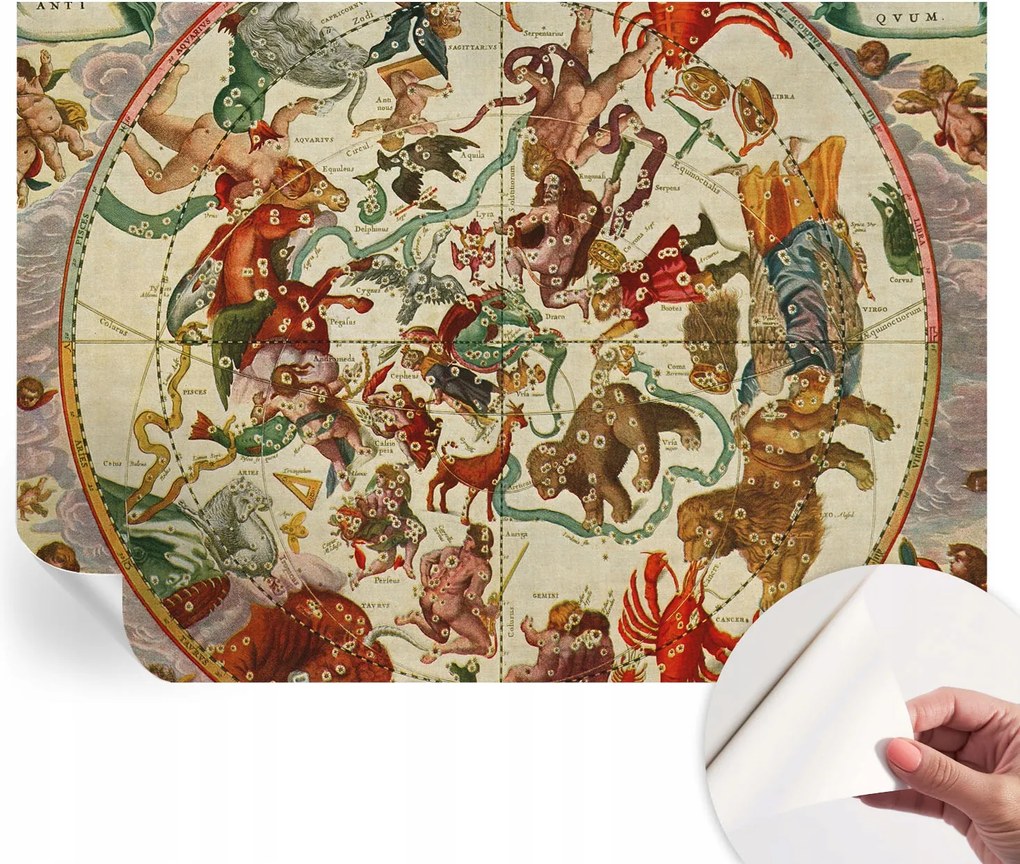 Modern öntapadós fotótapéta Mosható Csillag kompozíciók 208x146 cm