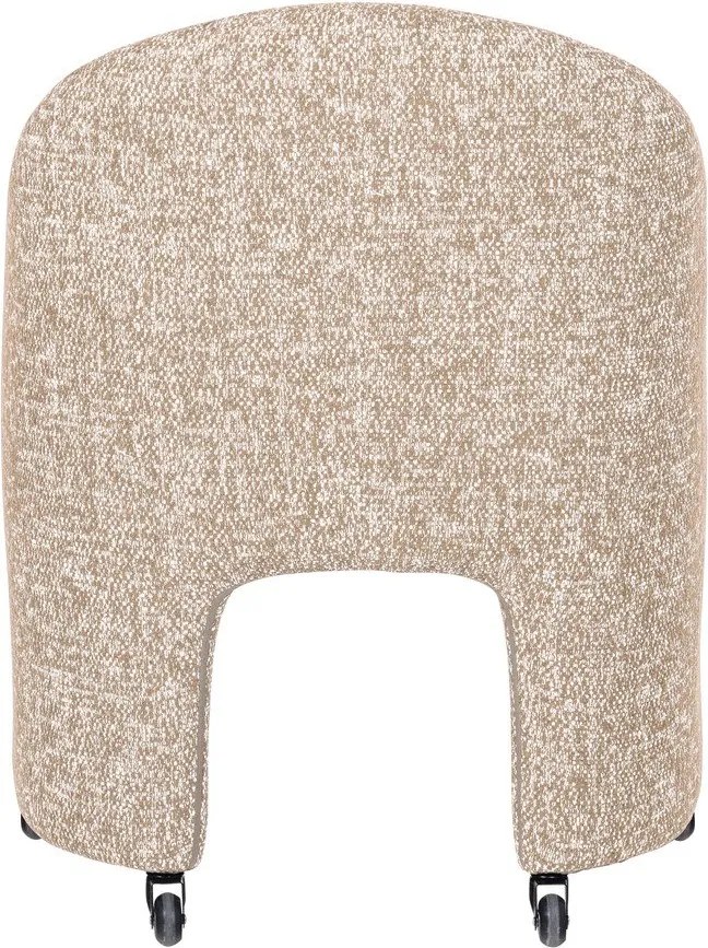 Bézs kárpitozott irodai szék Cordo – WOOOD