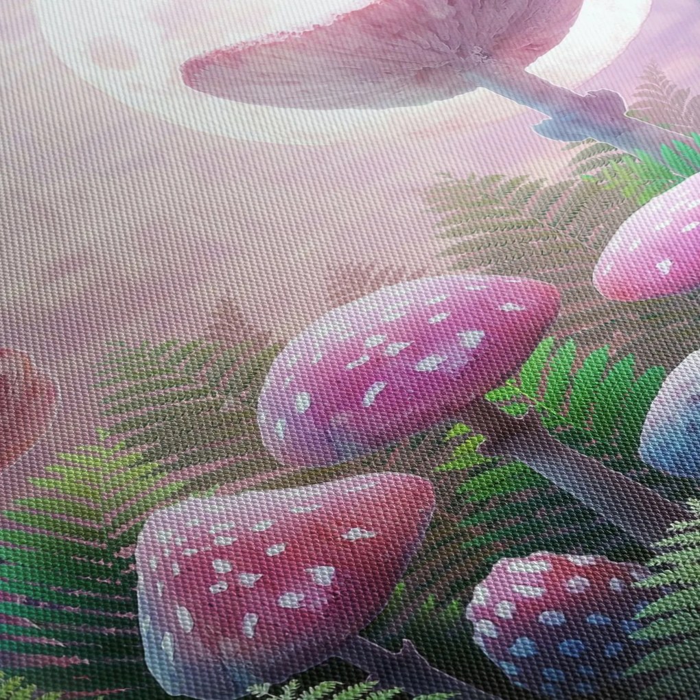 Kép - Gomba teliholdkor, grafika (150x105 cm)