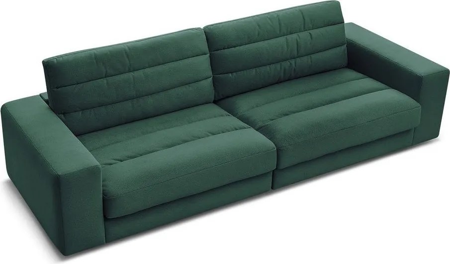 Zöld bársony kanapé 276 cm Sierra – Bobochic Paris