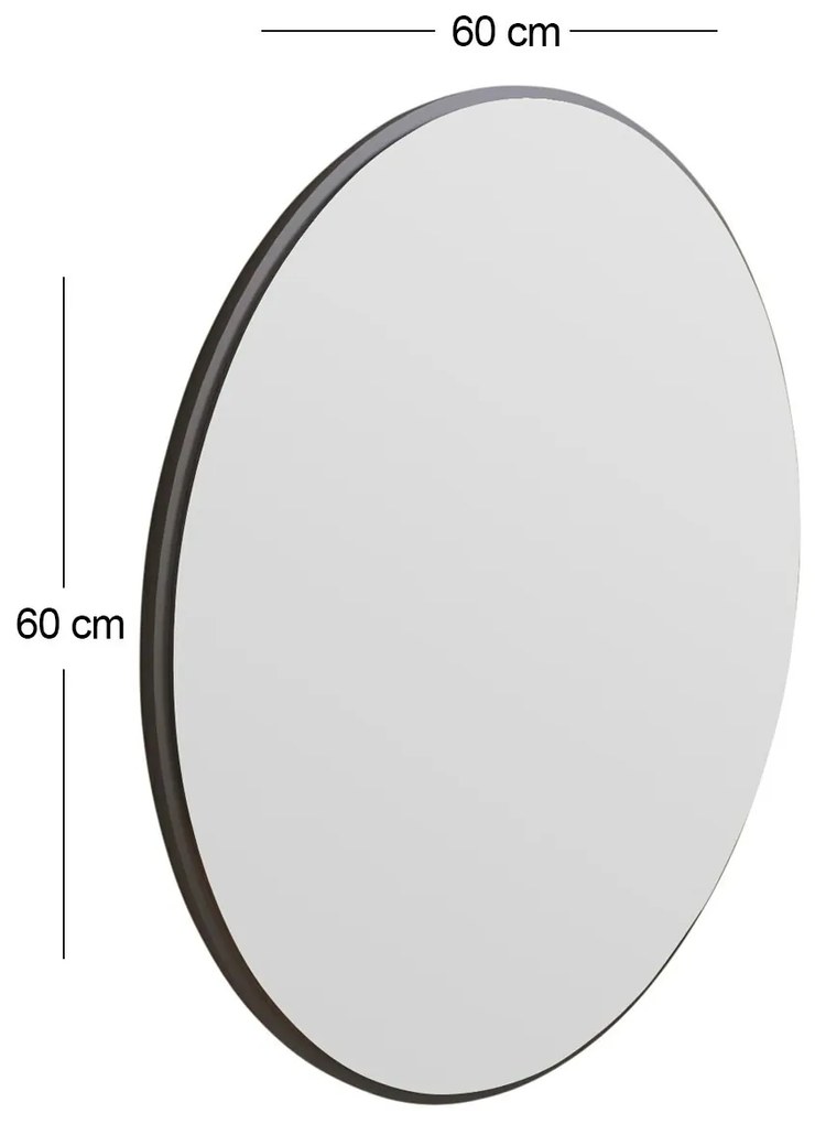 Ozze Black tükör 60 cm