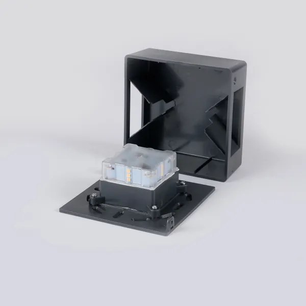 Brilagi - LED kültéri fali lámpa DOUBLERAY LED/6W/230V antracit IP54