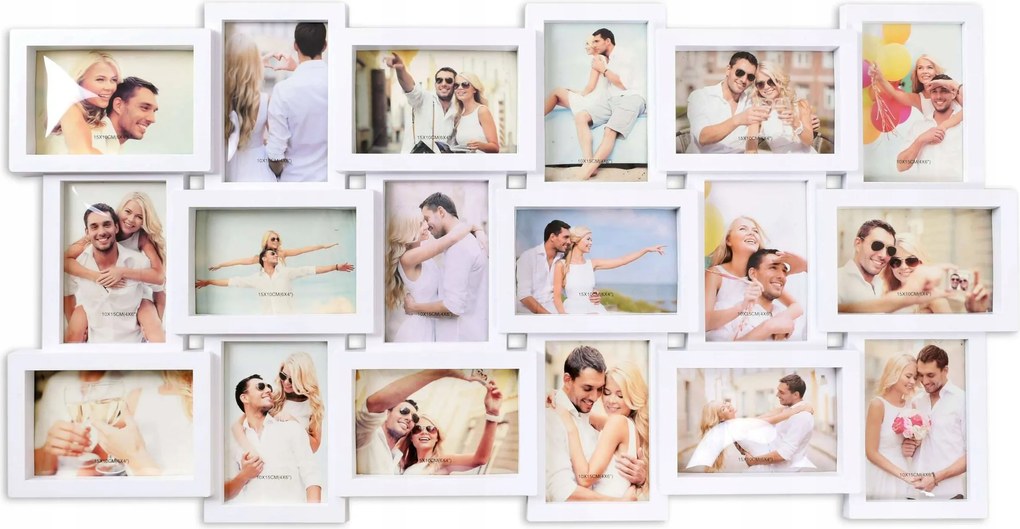 Fotókeret 18 képhez Morka fehér