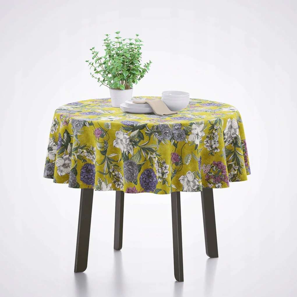 Kerek Abrosz Étkezőasztalhoz, Átmérője 140 CM.