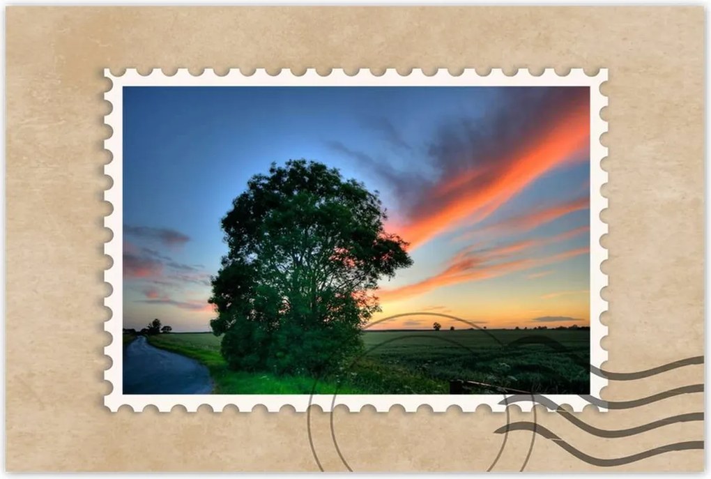 Poszterek 120x80 Lángoló égbolt