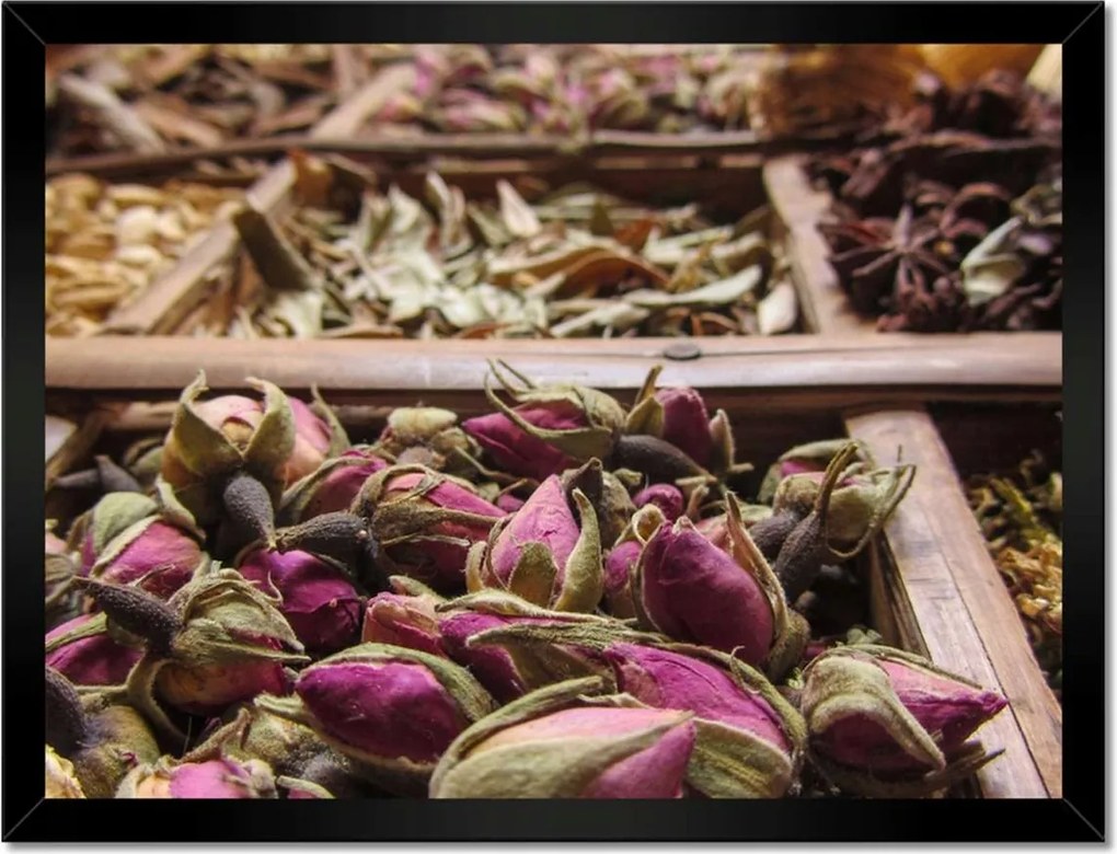 Poszterek keretben 40x30 Szárított fűszerek