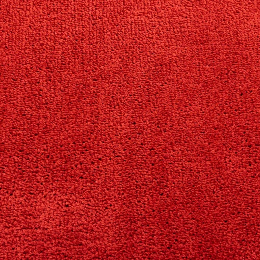 OVIEDO piros rövid szálú szőnyeg 100 x 200 cm