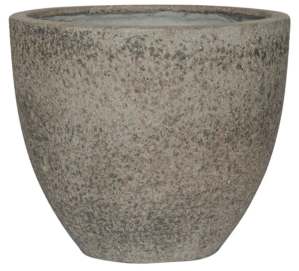 Pottery Pots Jesslyn virágcserép, szürke diorit, többféle méretben - Fazekas edények méret: XXS – ⌀ 33, óra 29 cm