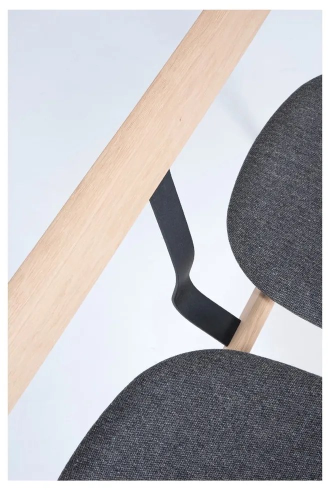 Ava tölgyfa pad szürke ülőkével - Gazzda