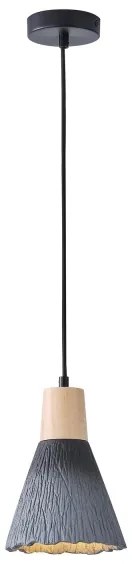 Csillár zsinóron 1xE27/15W/230V szürke