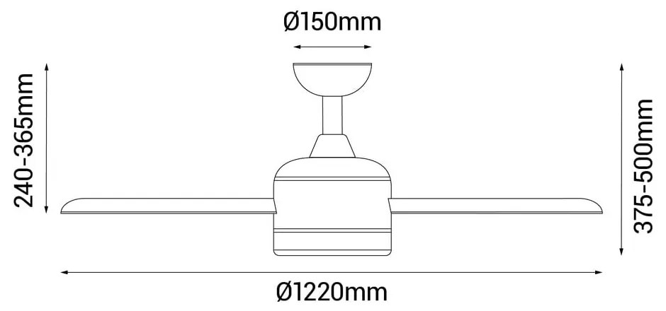 Sötét natúr színű LED mennyezeti lámpa ø 13 cm Regal – SULION