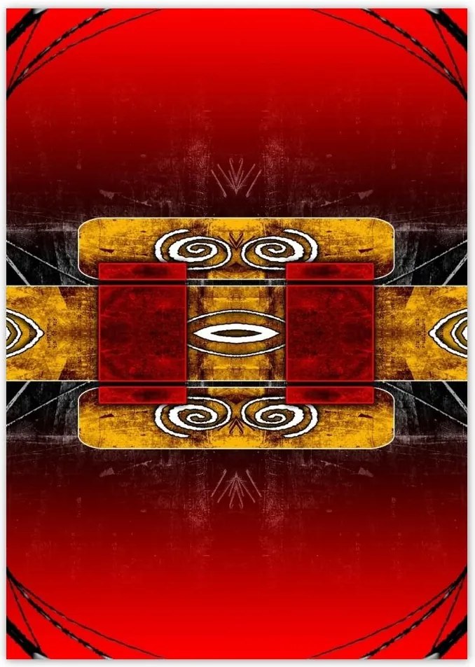 Poszterek A4 Pion Kör alakú fantázia