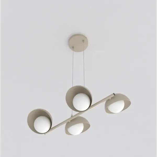 BOOM kábeles csillár 4xG9/8W/230V bézs