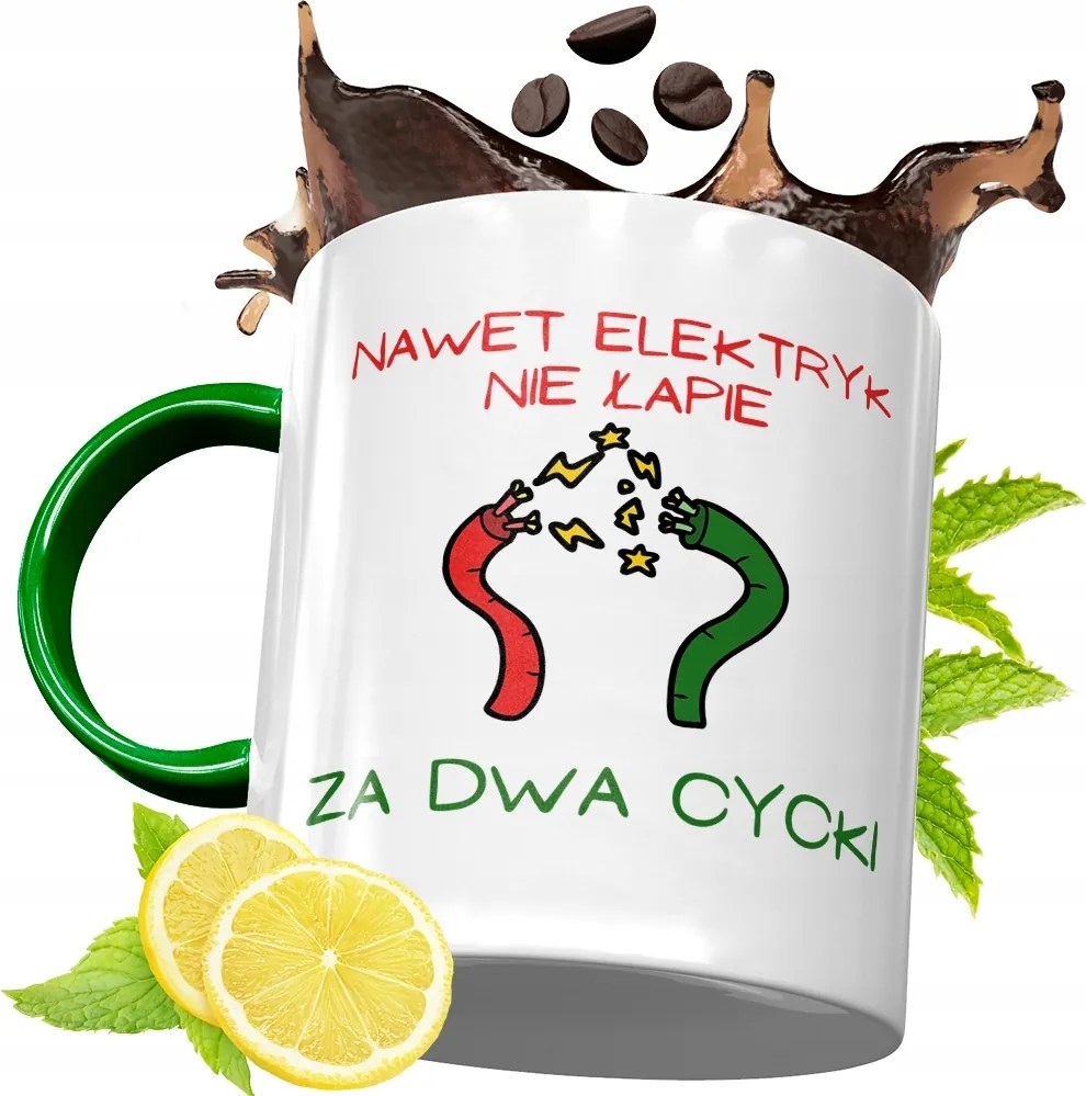 Zöld Vicces Bögre Születésnapi Ajándék fényképes nyomtatással