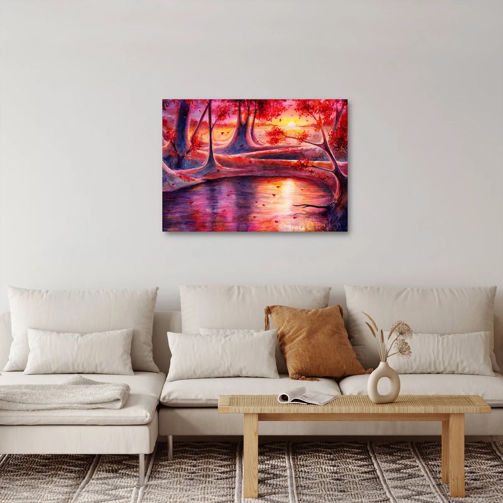 Egy varázslatos erdő képe (70x50 cm)