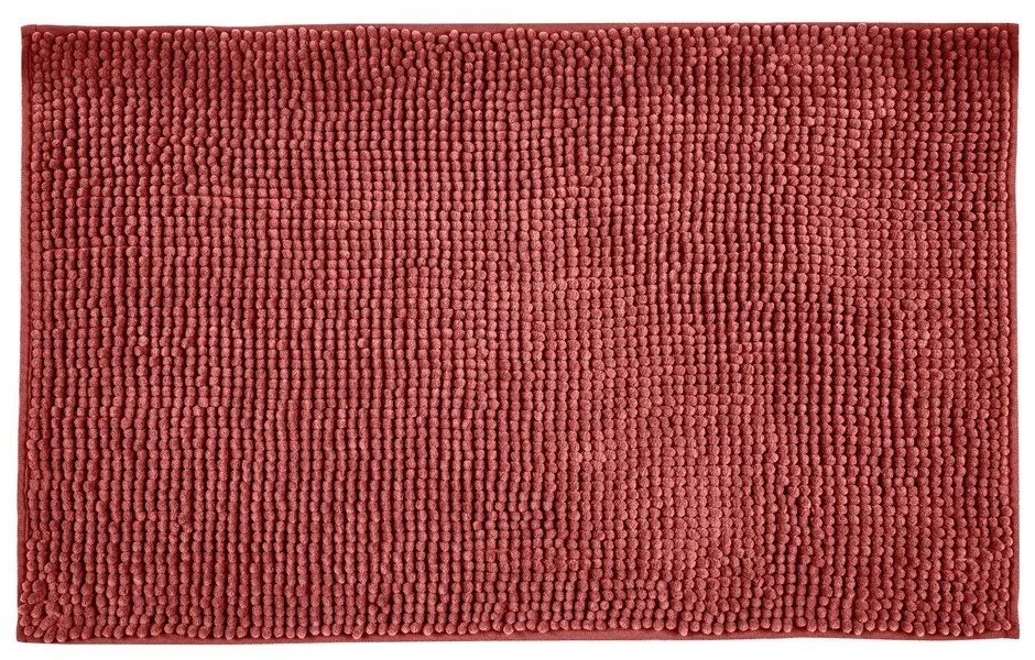 Piros textil fürdőszobai kilépő 50x80 cm Chenille – Allstar
