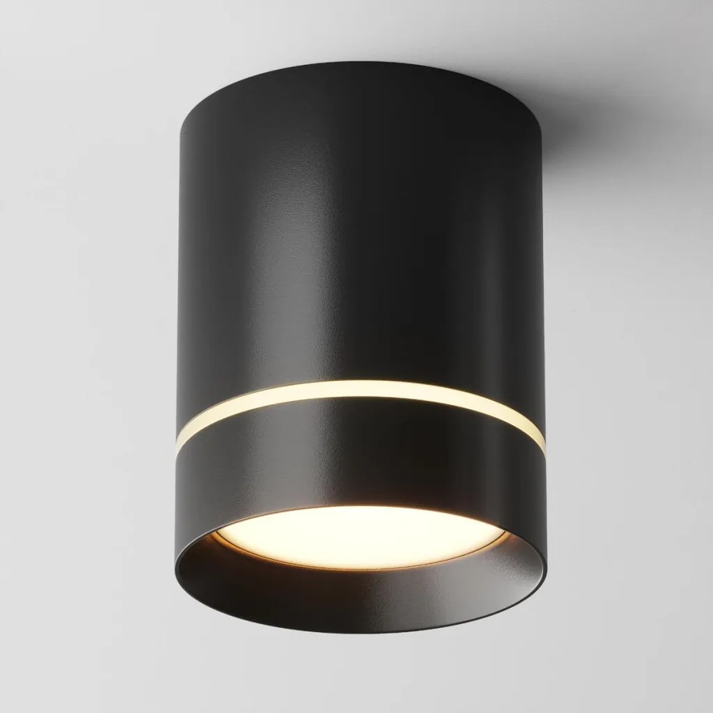MAYTONI C085CL-9W3K-B ORLO Hengeres Mennyezeti Lámpa Fekete LED IP20