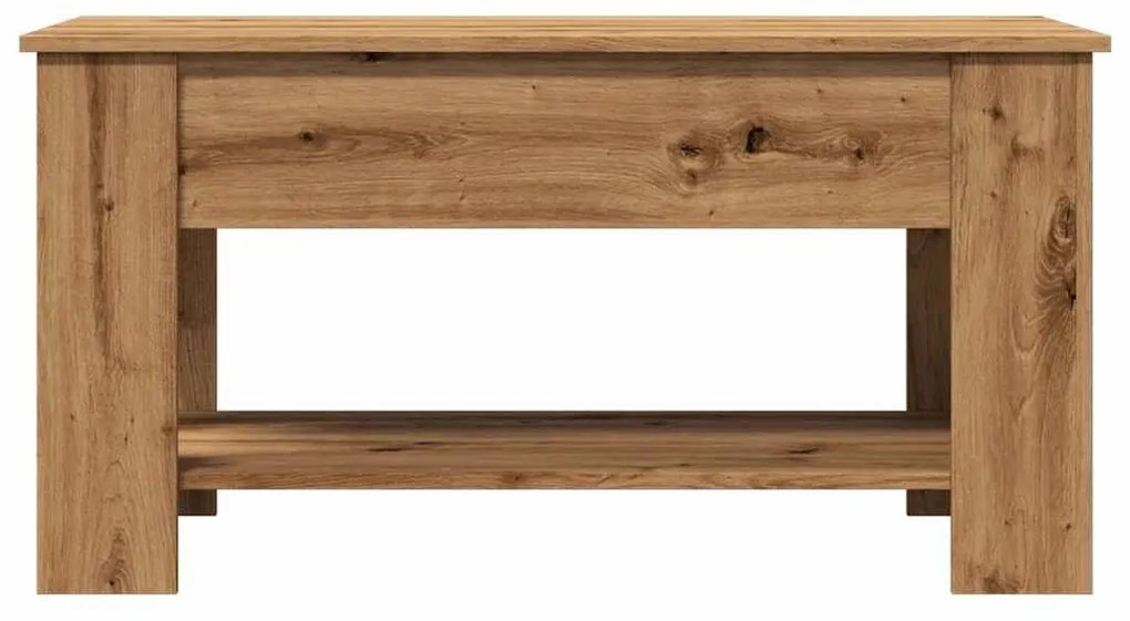 dohányzóasztal Artisan tölgy 101x49x52 cm Műanyag fa