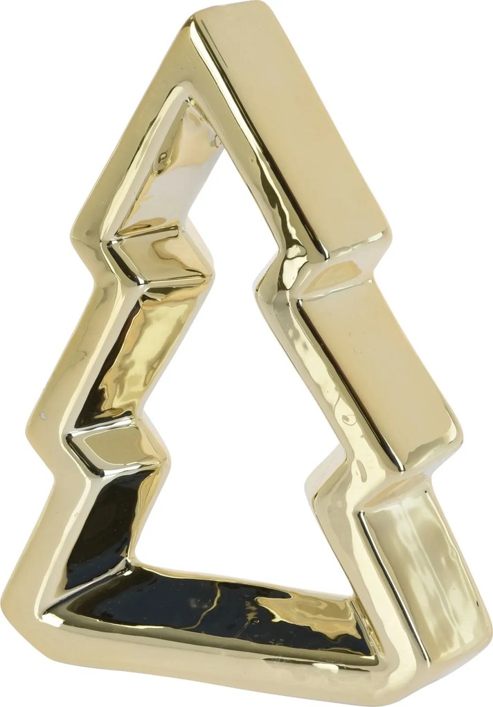 17 cm-es fa, arany, díszítéssel