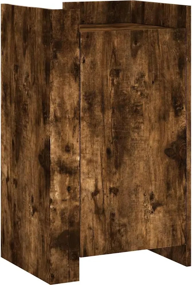 vidaXL füstös tölgy színű szerelt fa tálalószekrény 45 x 35 x 75 cm