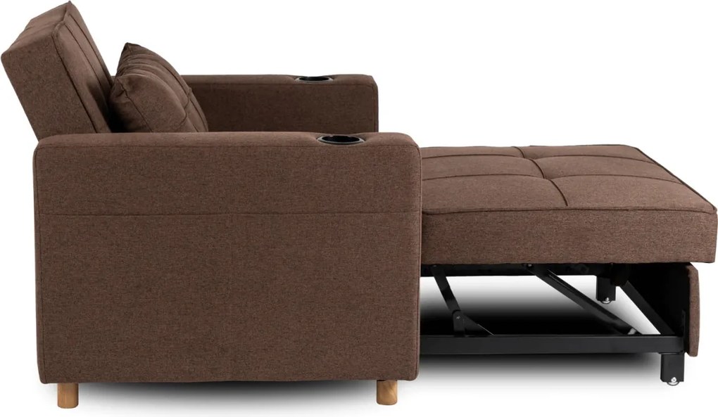 Dönthető fotel barna, SOLOR