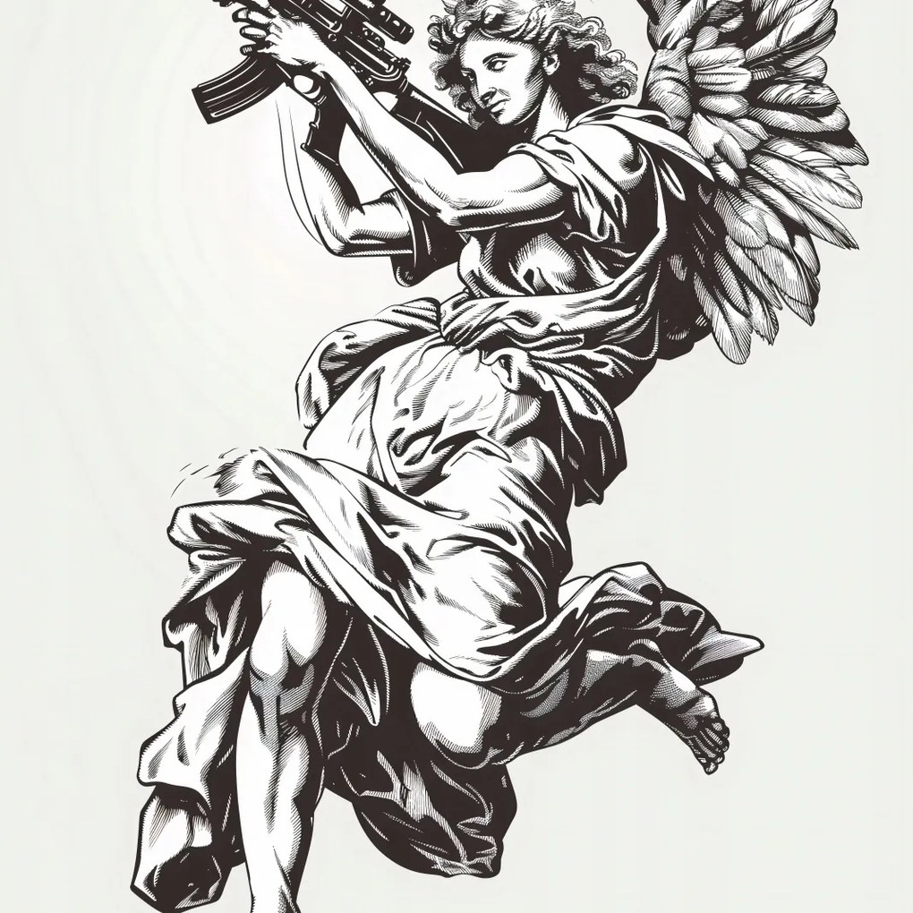 Poszter 80x80cm A háború angyala