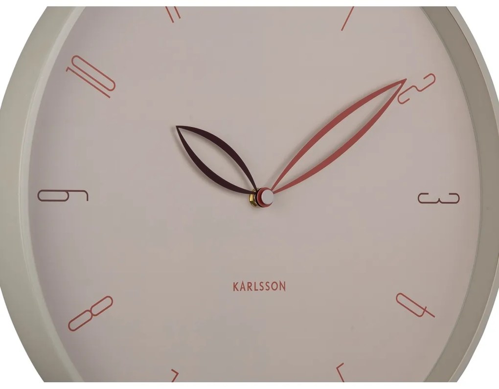 Karlsson 6012WG design falióra bézs, 40 cm átmérővel