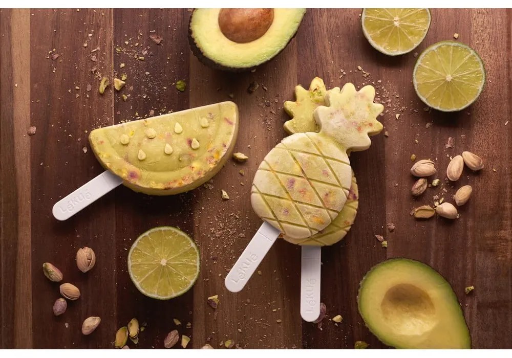 Szilikon jégkrémkészítő forma szett 4 db-os – Lékué