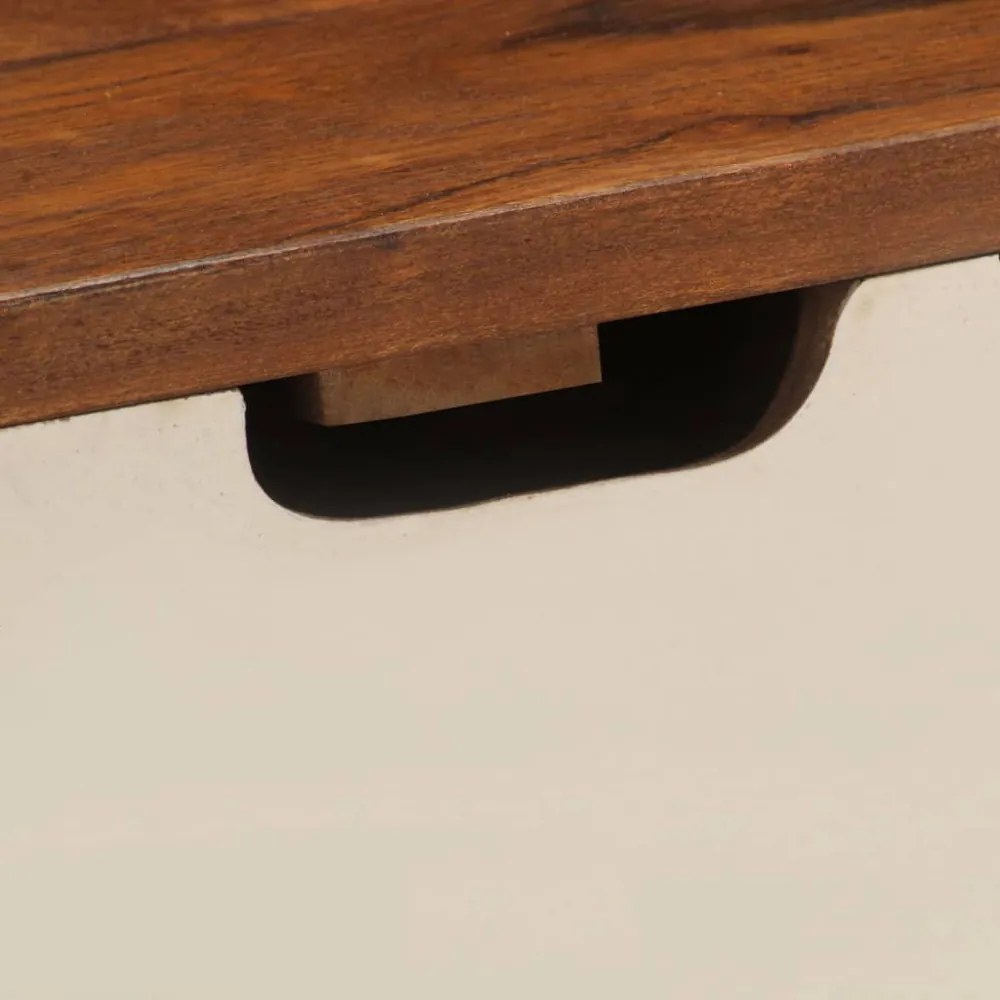 tömör akácfa íróasztal 110 x 50 x 90 cm