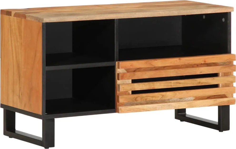 vidaXL tömör akácfa TV-szekrény 80 x 34 x 46 cm