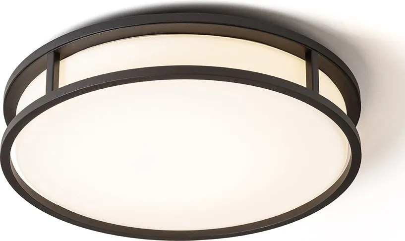 RENDL GRANDE LED 35 stropní opálové sklo/černá 230V LED 24W IP44 3000K