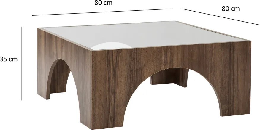 Seine - Transparent, Walnut
