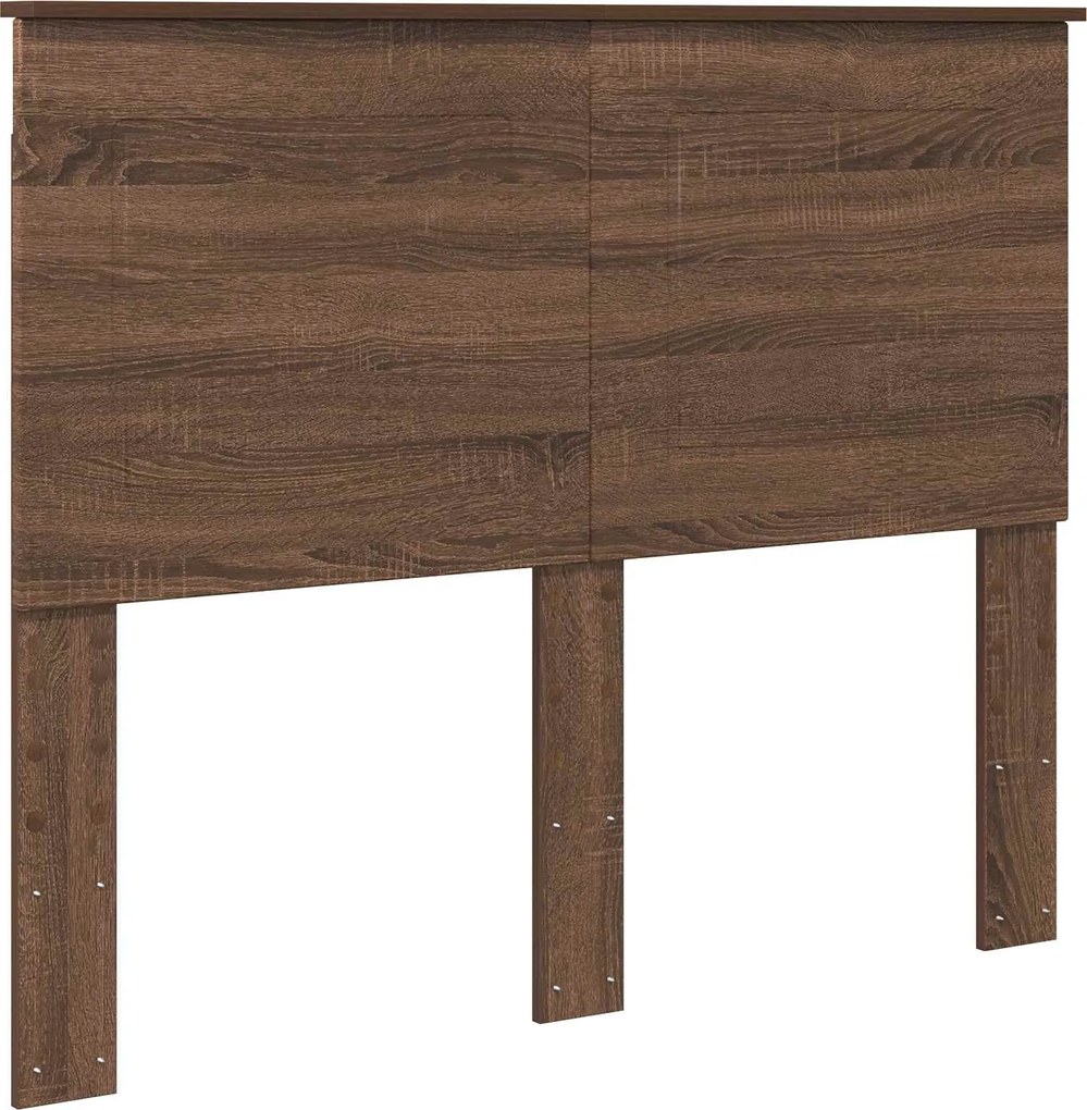 vidaXL Fejtámla Barna Tölgy 120 cm Faanyag