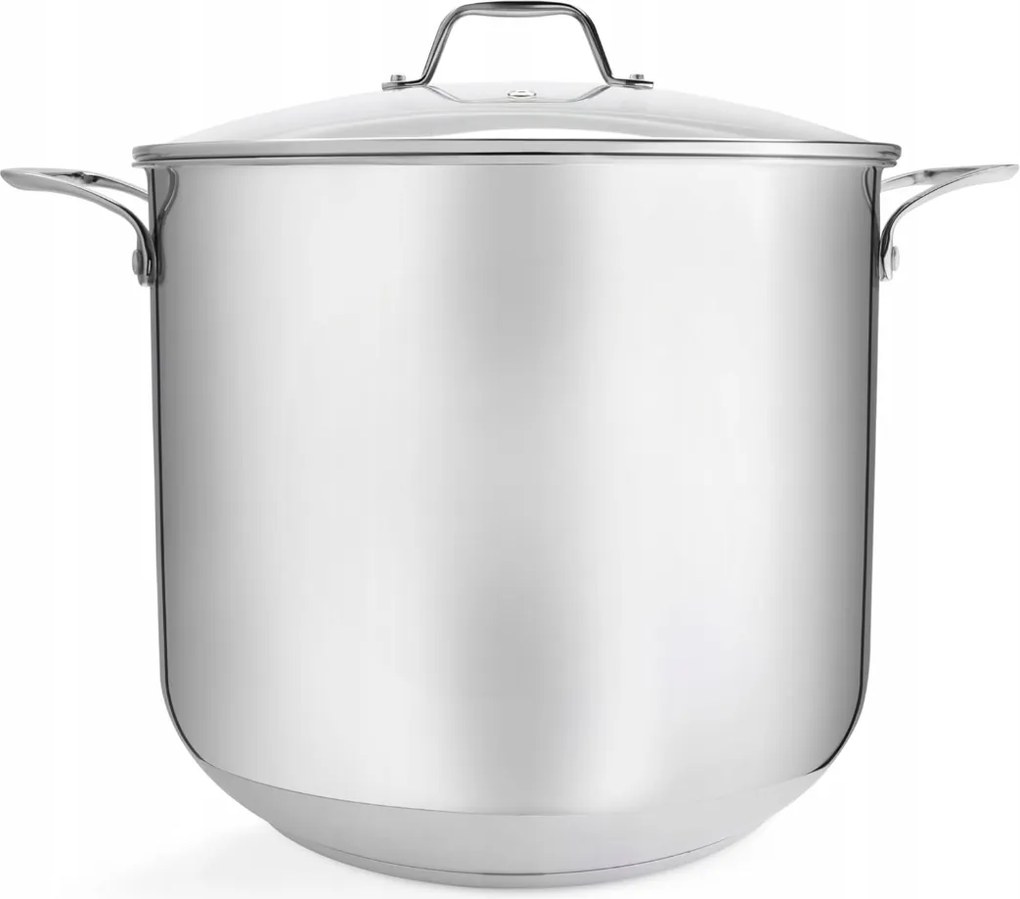 Rozsdamentes Acél Fazék 18L Nagy Indukciós Szabad Főzés Nutrichef