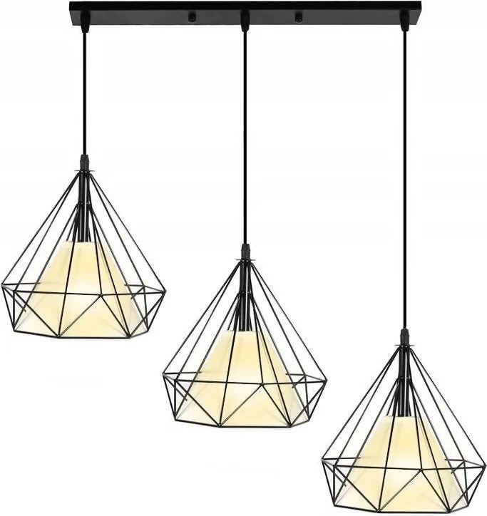 DomenoLED DIAMENT 499 Függőlámpa 3x20W/E27