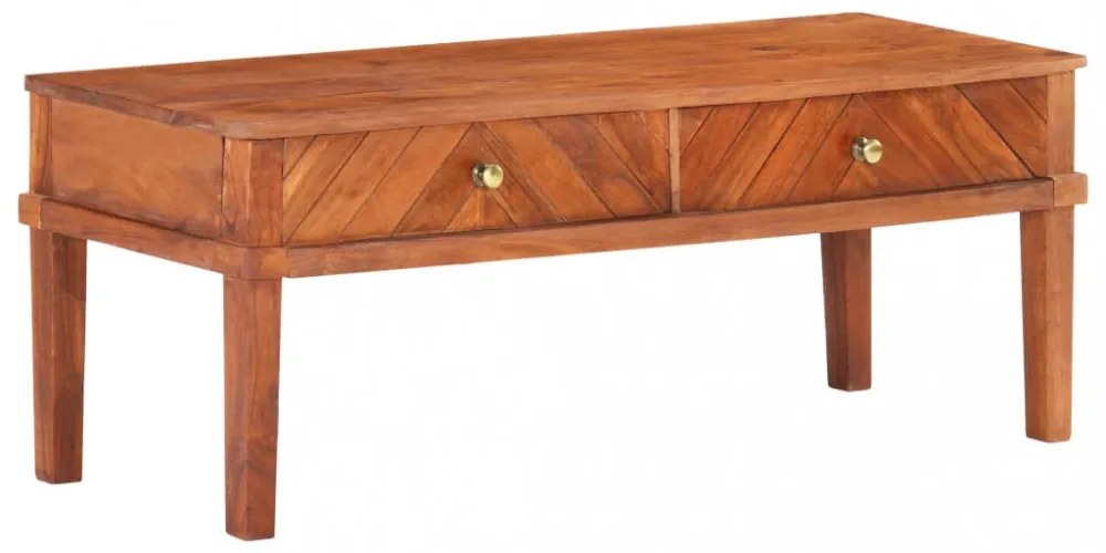 tömör akácfa TV-szekrény 110 x 40 x 41 cm