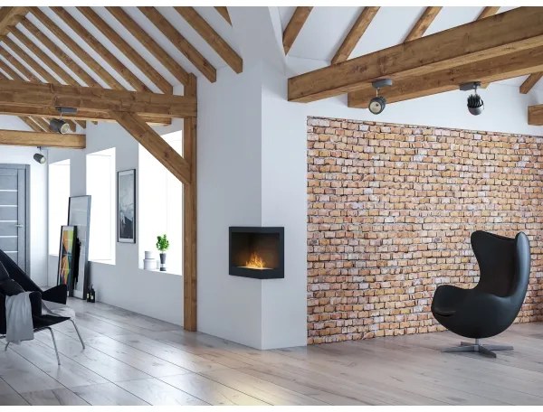 InFire - Sarok BIO kandalló 45x60 cm 3kW fekete